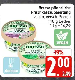 Marktkauf Bresso pflanzliche frischkäsezubereitung Angebot
