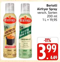 Marktkauf Bertolli airfryer spray Angebot