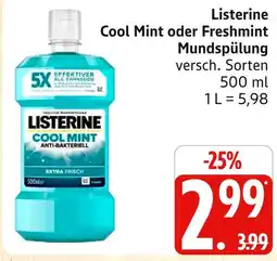 Marktkauf Listerine cool mint mundspülung Angebot