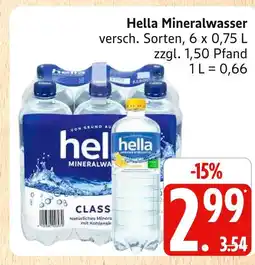 Marktkauf Hella mineralwasser Angebot