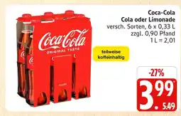 Marktkauf Coca-cola cola oder limonade Angebot