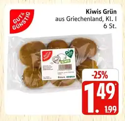 Marktkauf Gut & günstig kiwis grün Angebot