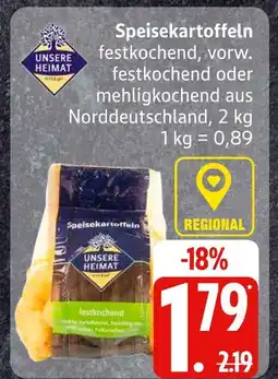 Edeka Unsere heimat speisekartoffeln Angebot