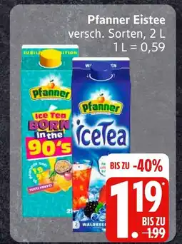 Edeka Pfanner ice tea born in the 90's Angebot