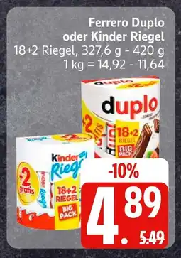 Edeka Ferrero duplo Angebot