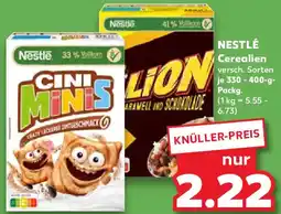 Kaufland NESTLÉ Cerealien Angebot