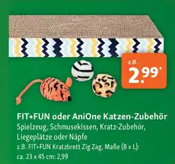 Fressnapf FIT+FUN oder AniOne Katzen-Zubehör Angebot
