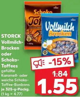Kaufland STORCK Vollmilch Brocken oder Schoko Toffees Angebot