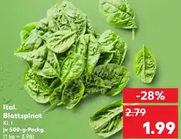 Kaufland Ital. Blattspinat Angebot