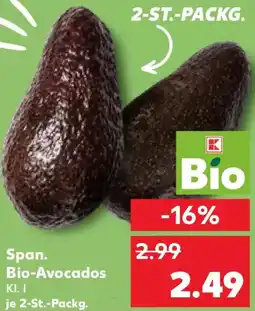 Kaufland Span. Bio-Avocados Angebot