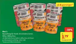 Fressnapf Mac's Nassnahrung für Hunde. Angebot