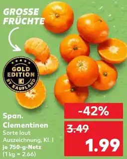 Kaufland Span. Clementinen Angebot