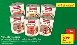 Fressnapf Animonda GranCarno Nassnahrung für Hunde. Angebot