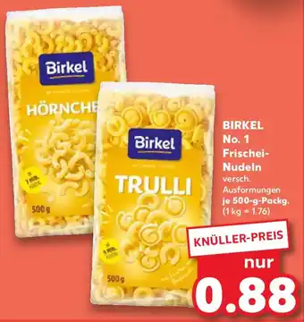 Kaufland BIRKEL No. 1 Frischei Nudeln Angebot