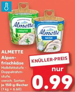 Kaufland ALMETTE Alpenfrischkäse Angebot