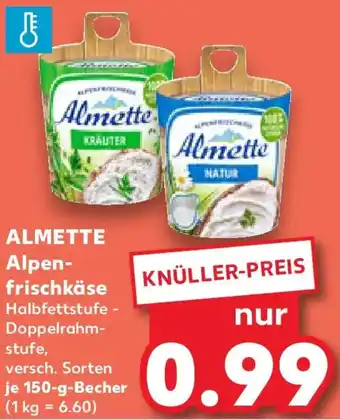 Kaufland ALMETTE Alpenfrischkäse Angebot
