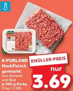 Kaufland K-PURLAND Hackfleisch gemischt Angebot