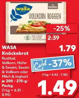 Kaufland WASA Knäckebrot Angebot