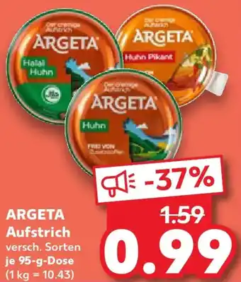 Kaufland ARGETA Aufstrich Angebot