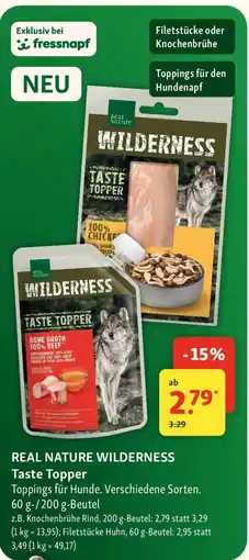Fressnapf REAL NATURE WILDERNESS Taste Topper Angebot
