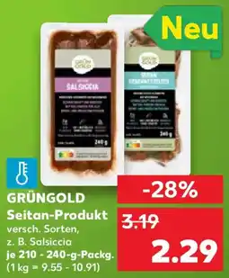 Kaufland GRÜNGOLD Seitan-Produkt Angebot