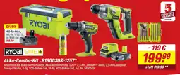 toom Baumarkt RYOBI ONE+ Akku-Combo-Kit,,R18DDSDS-125T" Angebot