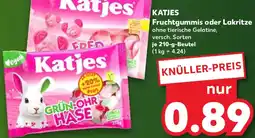 Kaufland KATJES Fruchtgummis oder Lakritze Angebot