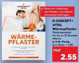 Kaufland K-CONCEPT+ VITAL Wärmepflaster Angebot