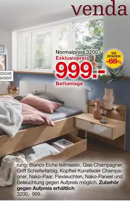 Möbelzentrum Pforzheim Venda bettanlage Angebot