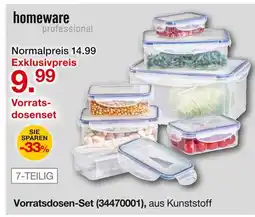 Möbelzentrum Pforzheim Homeware professional vorratsdosen-set Angebot
