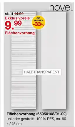 Möbelzentrum Pforzheim Novel flächenvorhang Angebot