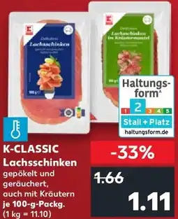 Kaufland K-CLASSIC Lachsschinken Angebot