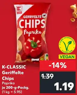 Kaufland K-CLASSIC Geriffelte Chips Angebot
