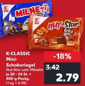 Kaufland K-CLASSIC Mini Schokoriegel Angebot