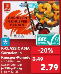 Kaufland K-CLASSIC ASIA Garnelen in Knusper-Panade Angebot