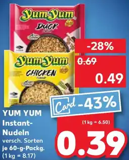 Kaufland YUM YUM Instant Nudeln Angebot