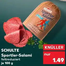 Kaufland SCHULTE Sportler-Salami Angebot