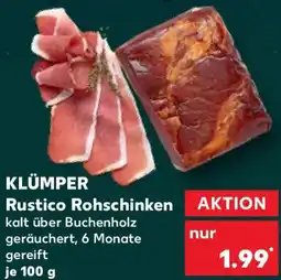 Kaufland KLÜMPER Rustico Rohschinken Angebot