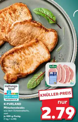 Kaufland K-PURLAND Minutensteaks Angebot