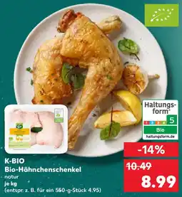 Kaufland K-BIO Bio-Hähnchenschenkel Angebot