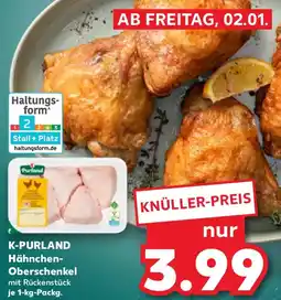 Kaufland K-PURLAND Hähnchen Oberschenkel Angebot