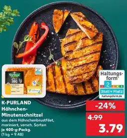Kaufland K-PURLAND Hähnchen Minutenschnitzel Angebot