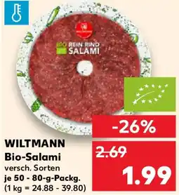 Kaufland WILTMANN Bio-Salami Angebot