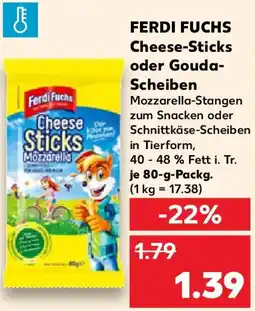 Kaufland FERDI FUCHS Cheese-Sticks oder Gouda Scheiben Angebot