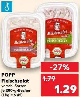 Kaufland POPP Fleischsalat Angebot