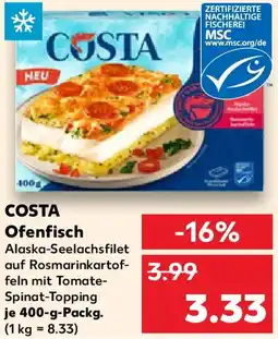 Kaufland COSTA Ofenfisch Angebot