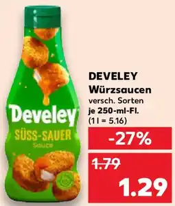 Kaufland DEVELEY Würzsaucen Angebot