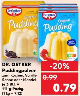 Kaufland DR. OETKER Puddingpulver Angebot