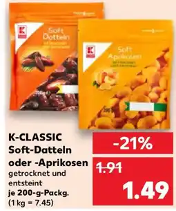 Kaufland K-CLASSIC Soft-Datteln oder -Aprikosen Angebot