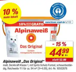 toom Baumarkt Alpinaweiß ,,Das Original" Angebot